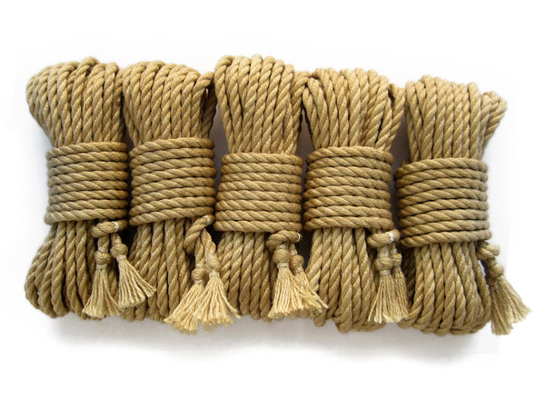Lightning 7 jute rope (7m x 5-pack) – Douglas Kent Rope