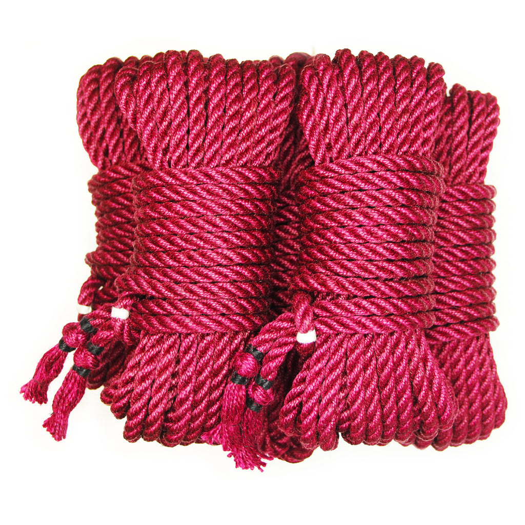 Ruta Rope Chroma Red 8 jute rope (8m x 5-pack) – Douglas Kent Rope